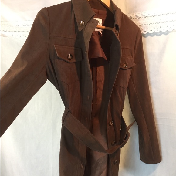 Brown fashion coat - Picture 7 of 7